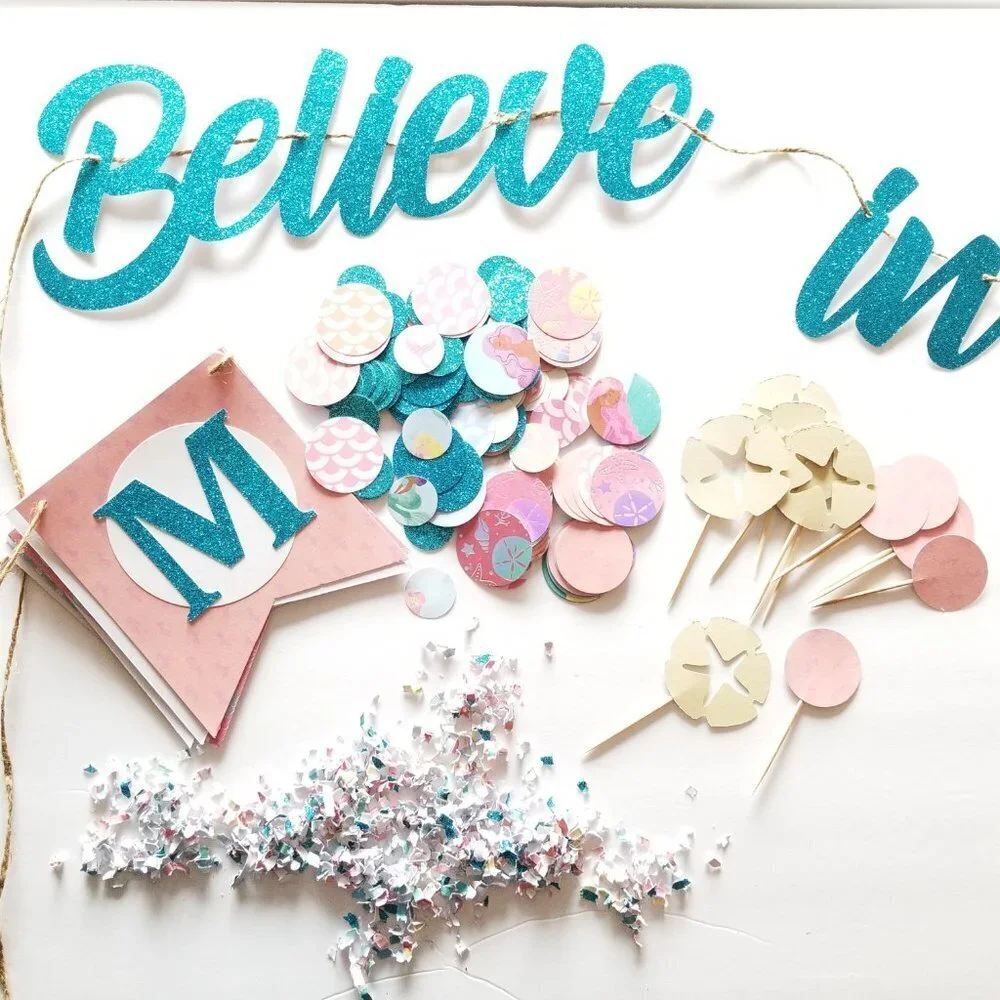 Mermaid Theme Party | Believe in Mermaids Banner